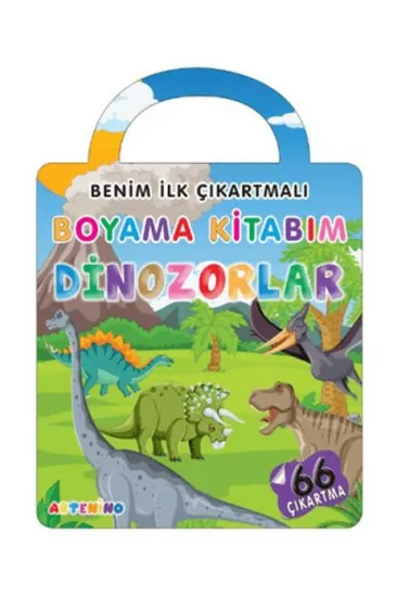 Benim İlk Çıkartmalı Boyama Kitabım - Dinozorlar