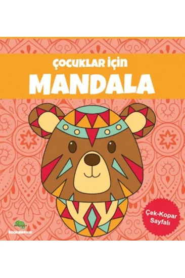 Çocuklar İçin Mandala - Turuncu