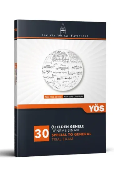 Galata YÖS-SAT Özelden Genele Deneme Sınavı Galata YÖS-SAT Özelden Genele Deneme Sınavı