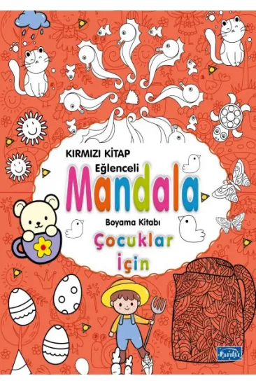 Çocuklar İçin Mandala Kırmızı Çocuklar İçin Mandala Kırmızı