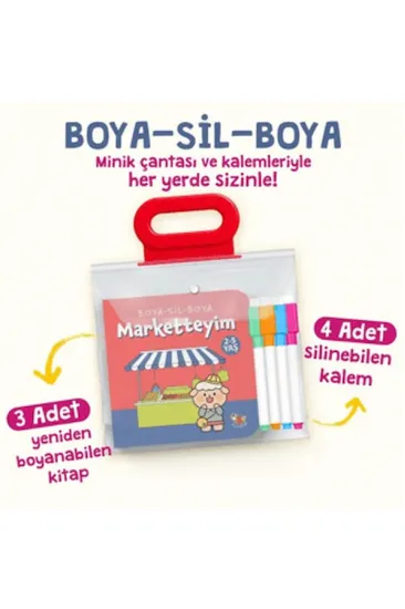 Boya Sil Boya - 2 (Marketteyim - Evdeyim - Parktayım / 2-5 Yaş)