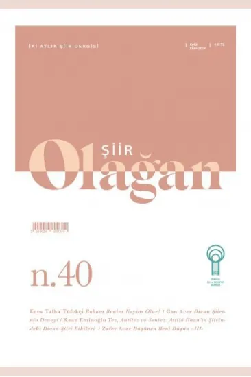 Olağan Şiir (40. Sayı) Olağan Şiir (40. Sayı)