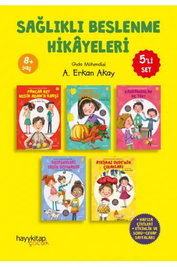 Sağlıklı Beslenme Hikayeleri 5'li Set "30 Hikaye" Sağlıklı Beslenme Hikayeleri 5'li Set "30 Hikaye"