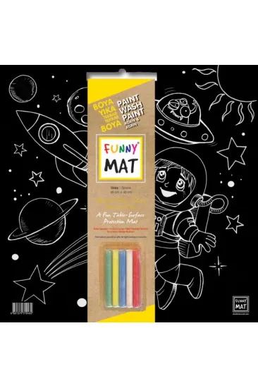 Funny Mat Black Uzay (Tebeşirli) Funny Mat Black Uzay (Tebeşirli)