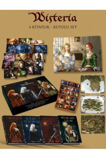 Wisteria Serisi 4 Kitap (Hediyeli Kutu)
