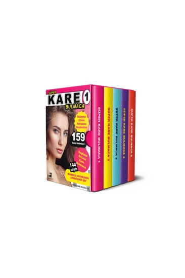 Süper Kare Bulmaca 5 Kitap – Kutulu Set Süper Kare Bulmaca 5 Kitap – Kutulu Set