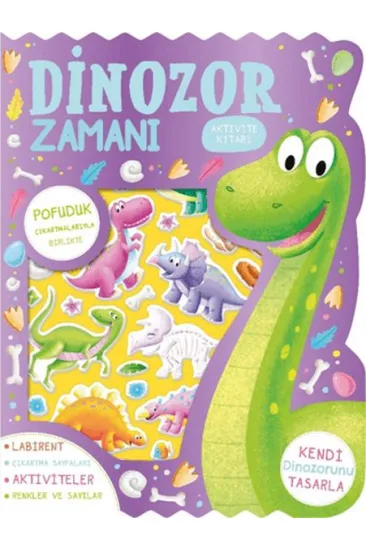 Dinozor Zamanı - Çıkartmalı Aktivite Kitabı Dinozor Zamanı - Çıkartmalı Aktivite Kitabı