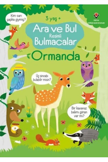 Ara Ve Bul Resimli Bulmacalar - Ormanda Ara Ve Bul Resimli Bulmacalar - Ormanda