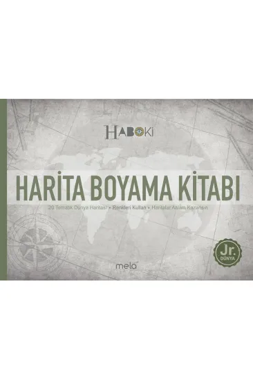 Harita Boyama Kitabı 20 Tematik Dünya Haritası Harita Boyama Kitabı 20 Tematik Dünya Haritası
