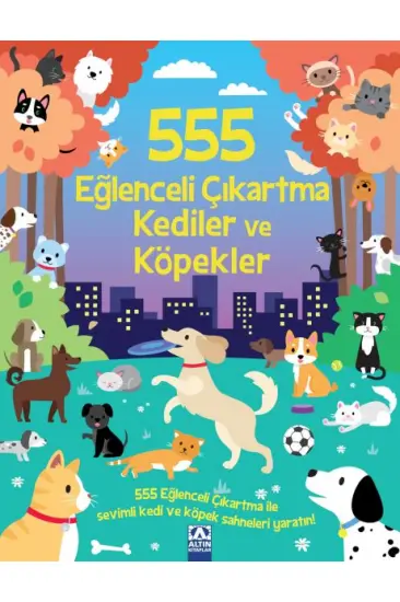 555 Eğlenceli Çıkartma Kediler Ve Köpekler 555 Eğlenceli Çıkartma Kediler Ve Köpekler