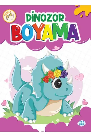 Neşeli Dinozor Boyama Neşeli Dinozor Boyama