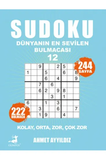 Sudoku Dünyanın En Sevilen Bulmacası 12 Sudoku Dünyanın En Sevilen Bulmacası 12