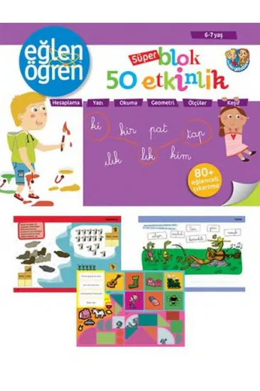 Eğlen Öğren Süper Blok 50 Etkinlik (6-7 Yaş)