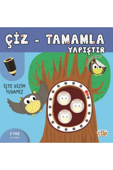 Çiz-Tamamla-Yapıştır İşte Bizim Yuvamız Çiz-Tamamla-Yapıştır İşte Bizim Yuvamız