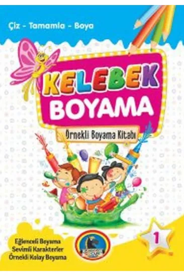 Kelebek Boyama Kitabı (8 Kitap Takım) Kelebek Boyama Kitabı (8 Kitap Takım)