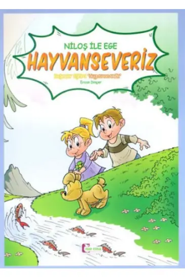 Niloş İle Ege - Hayvan Severiz 35*50 Kuşe Kağıt - Renkli Hikaye Niloş İle Ege - Hayvan Severiz 35*50 Kuşe Kağıt - Renkli Hikaye