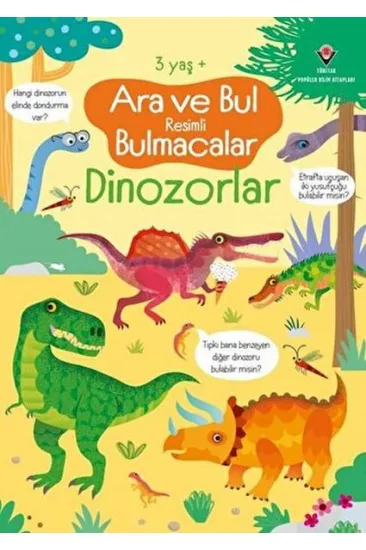 Ara ve Bul Resimli Bulmacalar - Dinozorlar