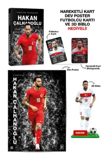 Hakan Çalhanoğlu - Sahanın Yıldızları - 3D Biblo Hediyeli! Hakan Çalhanoğlu - Sahanın Yıldızları - 3D Biblo Hediyeli!