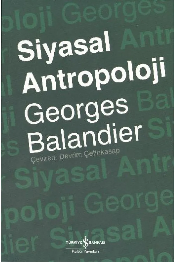 Siyasal Antropoloji Siyasal Antropoloji