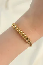 316L Çelik Gold Renk Oval Figürlü Bileklik 316L Çelik Gold Renk Oval Figürlü Bileklik