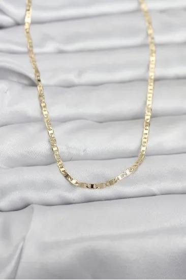 CM 14K Gold Renk Zincir Model 60 cm Kadın Kolye CM 14K Gold Renk Zincir Model 60 cm Kadın Kolye