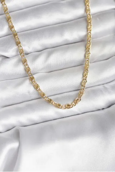 14K Gold Renk Kaplama Zincir Model CM Kadın Kolye