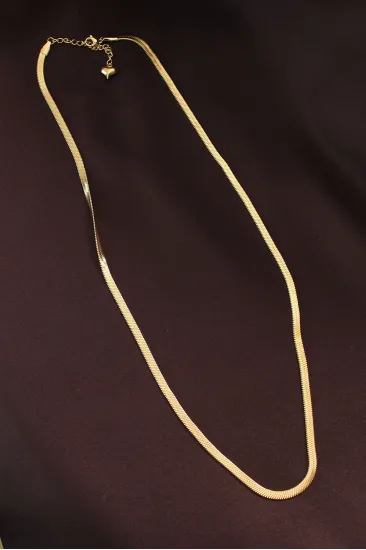 316L Çelik Altın Renk 60 cm İtalyan Zincir Kolye 316L Çelik Altın Renk 60 cm İtalyan Zincir Kolye