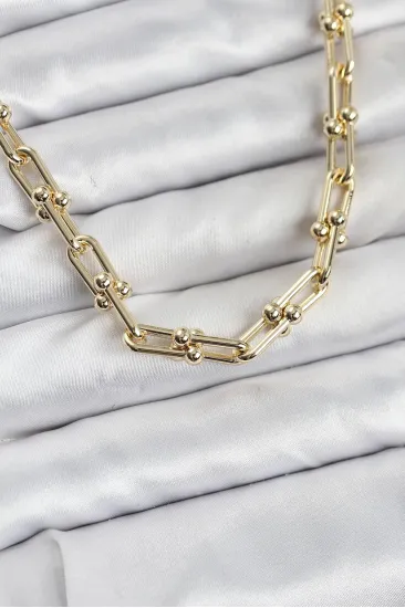 Pirinç Gold Renk Tifani Model Kadın Kolye Pirinç Gold Renk Tifani Model Kadın Kolye
