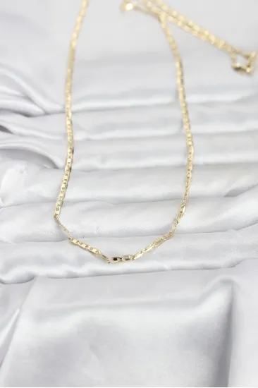 CM 14K Gold Renk Gemici Zincir Model 60 cm Kadın Kolye CM 14K Gold Renk Gemici Zincir Model 60 cm Kadın Kolye
