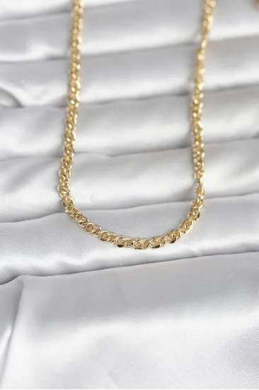CM 14K Gold Renk Zincir Model 60 cm Kadın Kolye CM 14K Gold Renk Zincir Model 60 cm Kadın Kolye