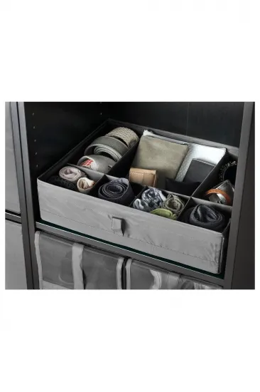 Koyu Gri Renk 44x34x11 cm Düzenleyici Koyu Gri Renk 44x34x11 cm Düzenleyici