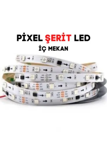 IC1903 RGB Magic Şerit Led - Bakır PCB 5M 60 Led/MT IC1903 RGB Magic Şerit Led - Bakır PCB 5M 60 Led/MT