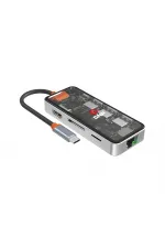 GNP 8 in 1 USB-C Çok Fonksiyonlu Port Adaptörü GNP 8 in 1 USB-C Çok Fonksiyonlu Port Adaptörü