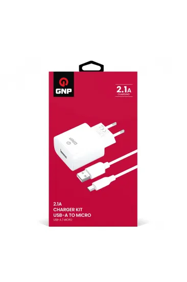 GNP 2.1A Micro USB Kablo ve Şarj Cihazı Seti GNP 2.1A Micro USB Kablo ve Şarj Cihazı Seti