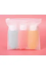 Seyahat Tipi Doldurulabilir Krem Şampuan Kutusu 3 lü Set (5637) Seyahat Tipi Doldurulabilir Krem Şampuan Kutusu 3 lü Set (5637)