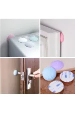 Çok Amaçlı Silikon Kapı Duvar Koruyucu Tampon 4lü Paket (5637)