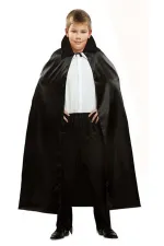 Siyah Renk Yakalı Halloween Pelerini 90 cm (5637) Siyah Renk Yakalı Halloween Pelerini 90 cm (5637)