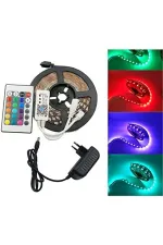 Şerit Led 5 Metre Kumandalı Animasyonlu RGB (5637) Şerit Led 5 Metre Kumandalı Animasyonlu RGB (5637)