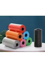 Köpek Dışkı Poşeti 4lü Düz Renk Set (5637)