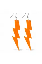 80’ler 90'lar Retro Neon Turuncu Şimşek Küpe 10 cm (5637) 80’ler 90'lar Retro Neon Turuncu Şimşek Küpe 10 cm (5637)