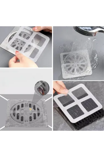 10'lu Banyo ve Mıutfak Lavabo Koku Önleyici ve Haşere Böcek Önleyici Gider Filtresi (5637) 10'lu Banyo ve Mıutfak Lavabo Koku Önleyici ve Haşere Böcek Önleyici Gider Filtresi (5637)