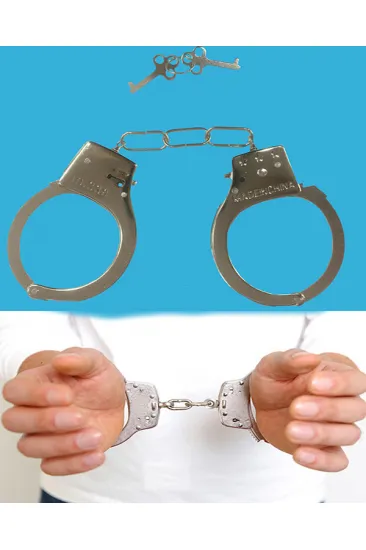 Anahtarlı Oyuncak Metal Kelepçe Polis Kelepçesi (5637)