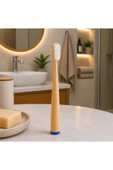 AHŞAP - BAMBU MAVİ SAP - AYAKLI DİŞ FIRÇASI (5637) AHŞAP - BAMBU MAVİ SAP - AYAKLI DİŞ FIRÇASI (5637)
