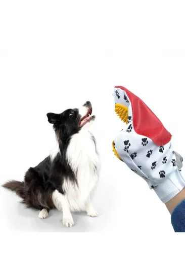 Kedi Köpek Yıkama Tüy Açıcı Düğüm Çözücü Plastik Tımar Masaj Eldiveni El Fırçası (5637) Kedi Köpek Yıkama Tüy Açıcı Düğüm Çözücü Plastik Tımar Masaj Eldiveni El Fırçası (5637)