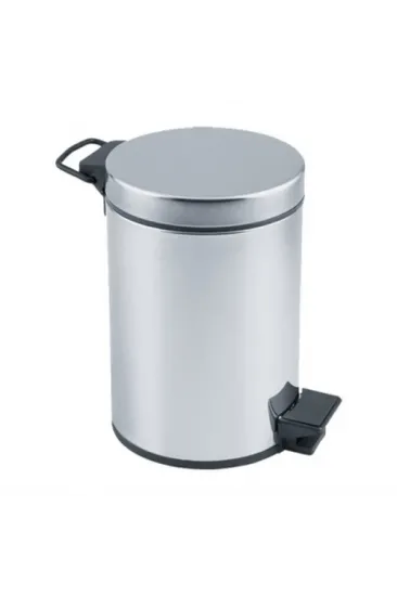 PEDALLI 3LT KROM METAL ÇÖP KOVASI (5637) PEDALLI 3LT KROM METAL ÇÖP KOVASI (5637)