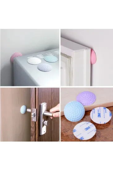 Çok Amaçlı Silikon Kapı Duvar Koruyucu Tampon 4lü Paket (5637) Çok Amaçlı Silikon Kapı Duvar Koruyucu Tampon 4lü Paket (5637)