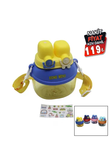 YÜZ MODELİ - 2 KİLİTLİ KAPAK RENKLİ MİKA KRİSTAL SULUK MATARA PİPETLİ - NAYLON ÇANTALI - ASKILI 1280ML (5637) YÜZ MODELİ - 2 KİLİTLİ KAPAK RENKLİ MİKA KRİSTAL SULUK MATARA PİPETLİ - NAYLON ÇANTALI - ASKILI 1280ML (5637)