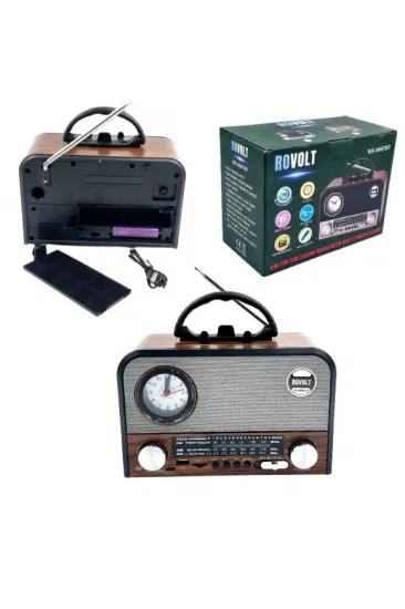 Nns NS-6697BT Taşınabilir Bluetooth Nostaljik Radyo (5637)