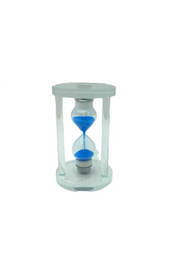 KÜÇÜK CAM KUM SAATİ CAM STANDLI 5 DAKİKA ZAMANLI = ÇAP: 5.8CM-YÜKSEKLİK: 9.8CM (5637) KÜÇÜK CAM KUM SAATİ CAM STANDLI 5 DAKİKA ZAMANLI = ÇAP: 5.8CM-YÜKSEKLİK: 9.8CM (5637)