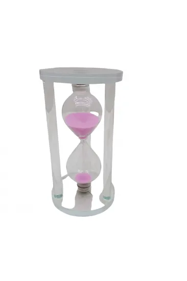 BÜYÜK CAM KUM SAATİ CAM STANDLI 15 DAKİKA - ÇAP: 7.7CM-YÜKSEKLİK: 14.7CM (5637) BÜYÜK CAM KUM SAATİ CAM STANDLI 15 DAKİKA - ÇAP: 7.7CM-YÜKSEKLİK: 14.7CM (5637)